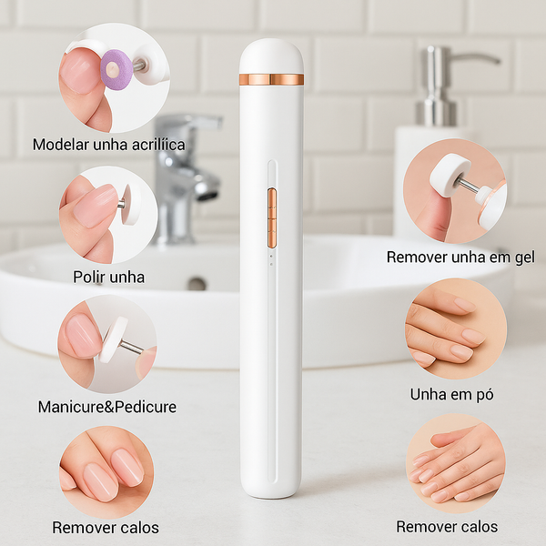 Lixa Elétrica Para Unhas Profissionais