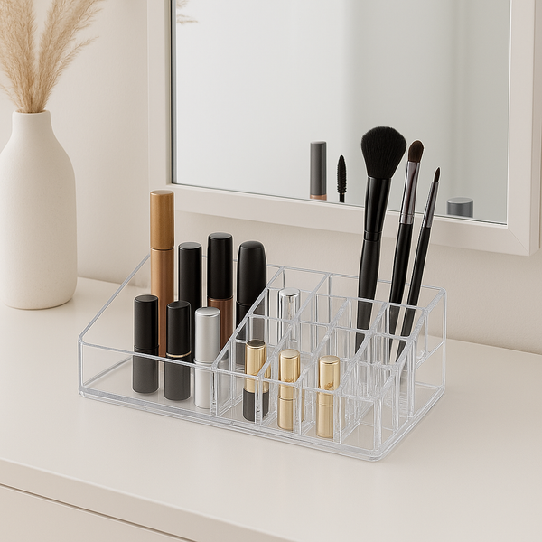Organizador de Maquiagem com 16 Divisórias  DareBelleza
