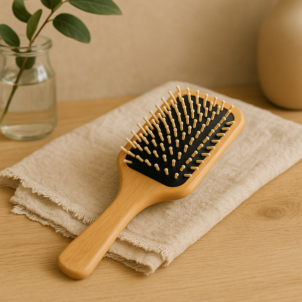 Escova de Cabelo de Bambu Natural DareBelleza | Sustentável e Suave - 1 Unidade